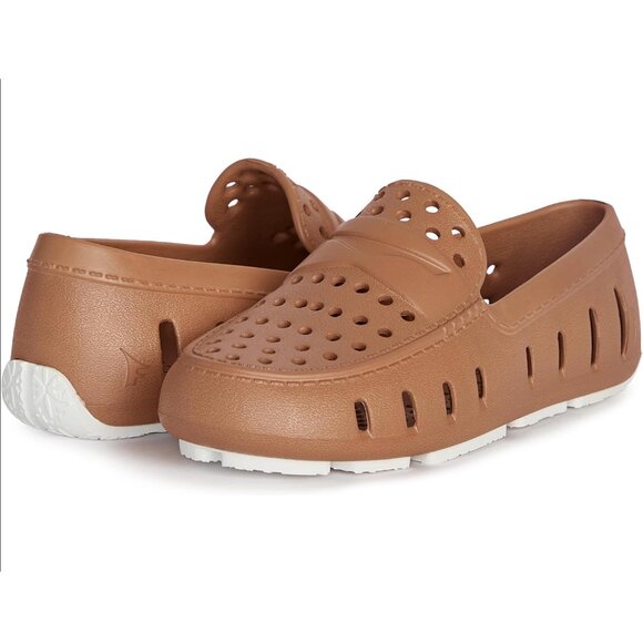 Floafers Prodigy Driver Kids Loafers Tan White Toddler Size 8 - Picture 1 of 4